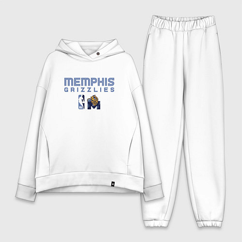 Женский костюм оверсайз Memphis Grizzlies - basketball NBA / Белый – фото 1