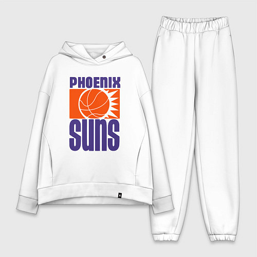 Женский костюм оверсайз Phoenix Suns team / Белый – фото 1