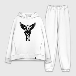 Женский костюм оверсайз Крылатая корова