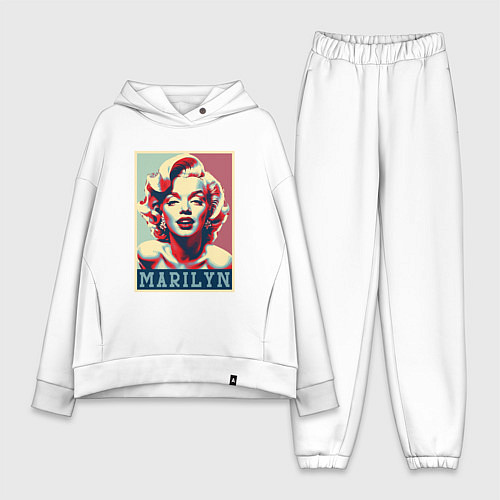 Женский костюм оверсайз Marilyn / Белый – фото 1