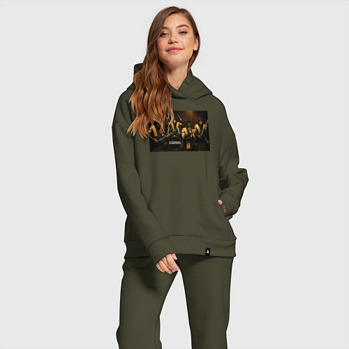 Женский костюм оверсайз Sorpions Mortal Kombat / Хаки – фото 2