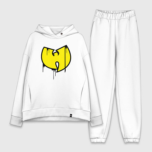 Женский костюм оверсайз Wu-Tang style / Белый – фото 1