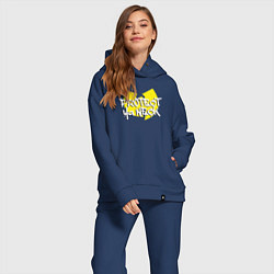 Женский костюм оверсайз Protect ya neck Wu-Tang, цвет: тёмно-синий — фото 2