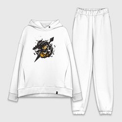 Женский костюм оверсайз Боец Скорпион, цвет: белый