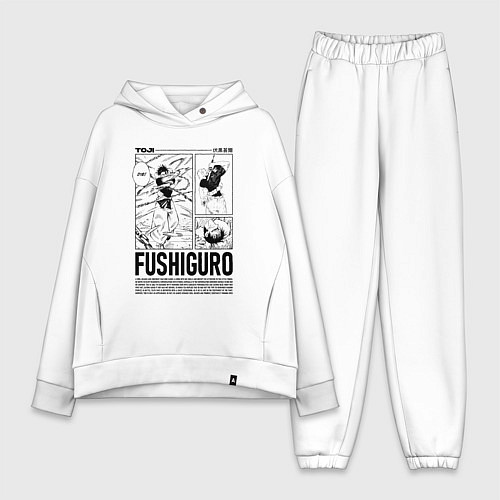 Женский костюм оверсайз Toji - магическая битва / Белый – фото 1