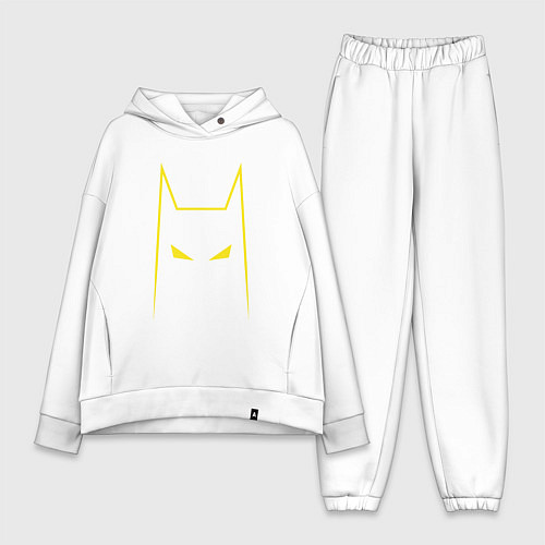 Женский костюм оверсайз Batman minimalism / Белый – фото 1