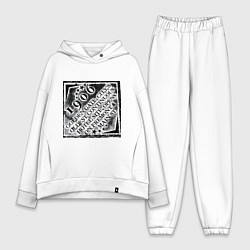 Женский костюм оверсайз Путешествие в Лас-Вегас, цвет: белый