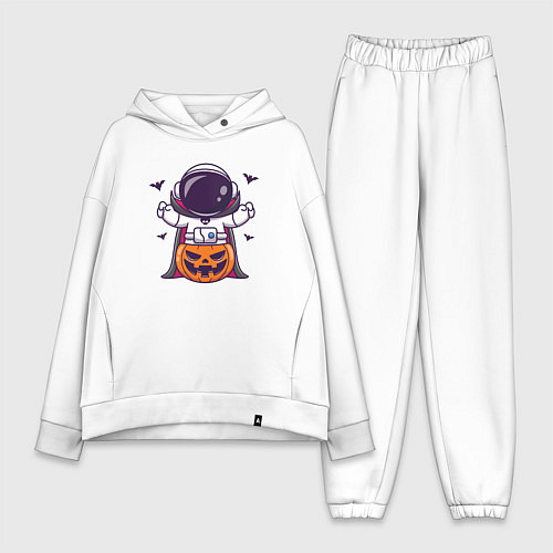 Женский костюм оверсайз Spaceman halloween / Белый – фото 1