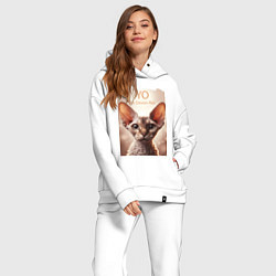 Женский костюм оверсайз Yo - Im Devon Rex, цвет: белый — фото 2