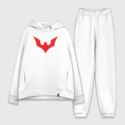 Женский костюм оверсайз Red Batman logo