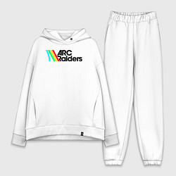 Женский костюм оверсайз ARC Raiders - Атмосфера ретро-будущего, цвет: белый
