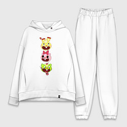 Женский костюм оверсайз Happy Three Friends heads