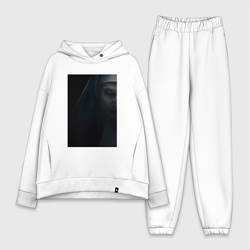 Женский костюм оверсайз Проклятие монахини / Белый – фото 1