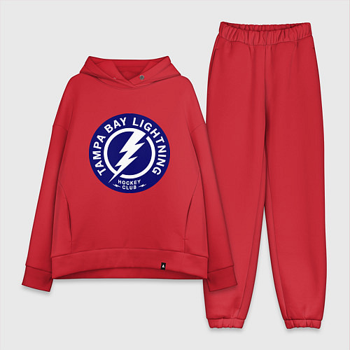 Женский костюм оверсайз HC Tampa Bay Lightning / Красный – фото 1