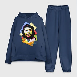 Женский костюм оверсайз Che Guevara Art, цвет: тёмно-синий