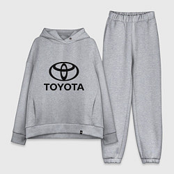 Женский костюм оверсайз Toyota Logo, цвет: меланж