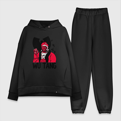 Женский костюм оверсайз Wu-Tang Clan: Street style / Черный – фото 1