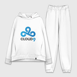 Женский костюм оверсайз Cloud9, цвет: белый