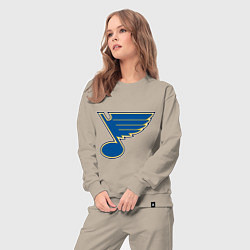 Костюм хлопковый женский St Louis Blues, цвет: миндальный — фото 2