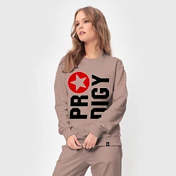 Костюм хлопковый женский Prodigy Star, цвет: пыльно-розовый — фото 2