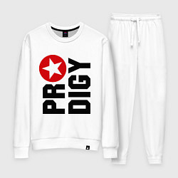 Костюм хлопковый женский Prodigy Star, цвет: белый