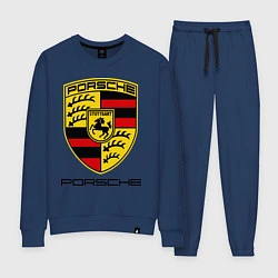 Костюм хлопковый женский Porsche Stuttgart, цвет: тёмно-синий