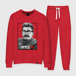 Костюм хлопковый женский Stalin: Style in, цвет: красный