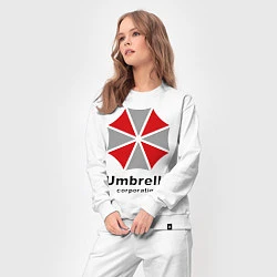 Костюм хлопковый женский Umbrella corporation, цвет: белый — фото 2