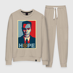 Костюм хлопковый женский G-Man Hope, цвет: миндальный