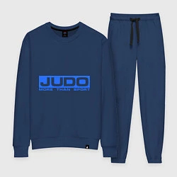 Костюм хлопковый женский Judo: More than sport, цвет: тёмно-синий