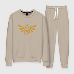 Костюм хлопковый женский The Legend of Zelda, цвет: миндальный