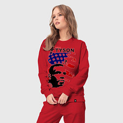 Костюм хлопковый женский Mike Tyson: USA Boxing, цвет: красный — фото 2