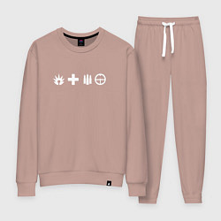 Костюм хлопковый женский Battlefield Choice, цвет: пыльно-розовый