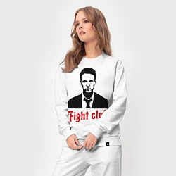 Костюм хлопковый женский Fight Club: Edward Norton, цвет: белый — фото 2