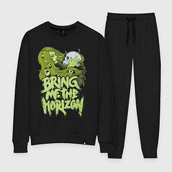 Костюм хлопковый женский Bring Me The Horizon: Green Girl, цвет: черный