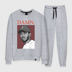 Костюм хлопковый женский Kendrick Lamar: DAMN, цвет: меланж