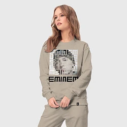 Костюм хлопковый женский Eminem labyrinth, цвет: миндальный — фото 2