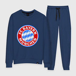 Костюм хлопковый женский Bayern Munchen FC, цвет: тёмно-синий