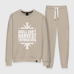 Костюм хлопковый женский Harvest Themselves, цвет: миндальный
