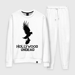 Костюм хлопковый женский Hollywood Undead, цвет: белый