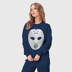 Костюм хлопковый женский Angerfist Mask, цвет: тёмно-синий — фото 2