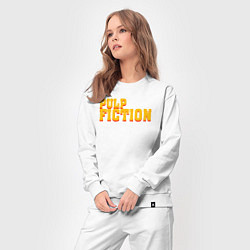 Костюм хлопковый женский Pulp Fiction, цвет: белый — фото 2