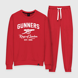 Костюм хлопковый женский Arsenal Guinners, цвет: красный