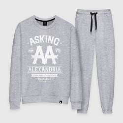 Костюм хлопковый женский Asking Alexandria: England, цвет: меланж