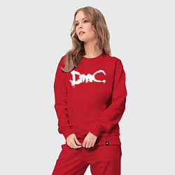 Костюм хлопковый женский DMC, цвет: красный — фото 2
