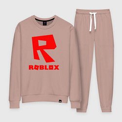 Костюм хлопковый женский ROBLOX, цвет: пыльно-розовый
