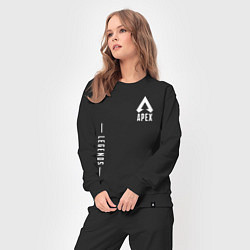 Костюм хлопковый женский Apex Legends Gamer, цвет: черный — фото 2