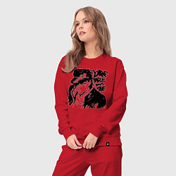 Костюм хлопковый женский JoJo, цвет: красный — фото 2