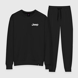 Костюм хлопковый женский JEEP, цвет: черный