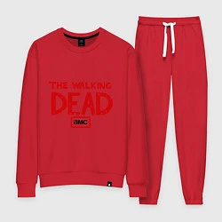 Костюм хлопковый женский The walking Dead AMC, цвет: красный